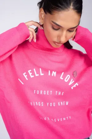 Turtle neck jumper | LOVE KNIT SEVEN