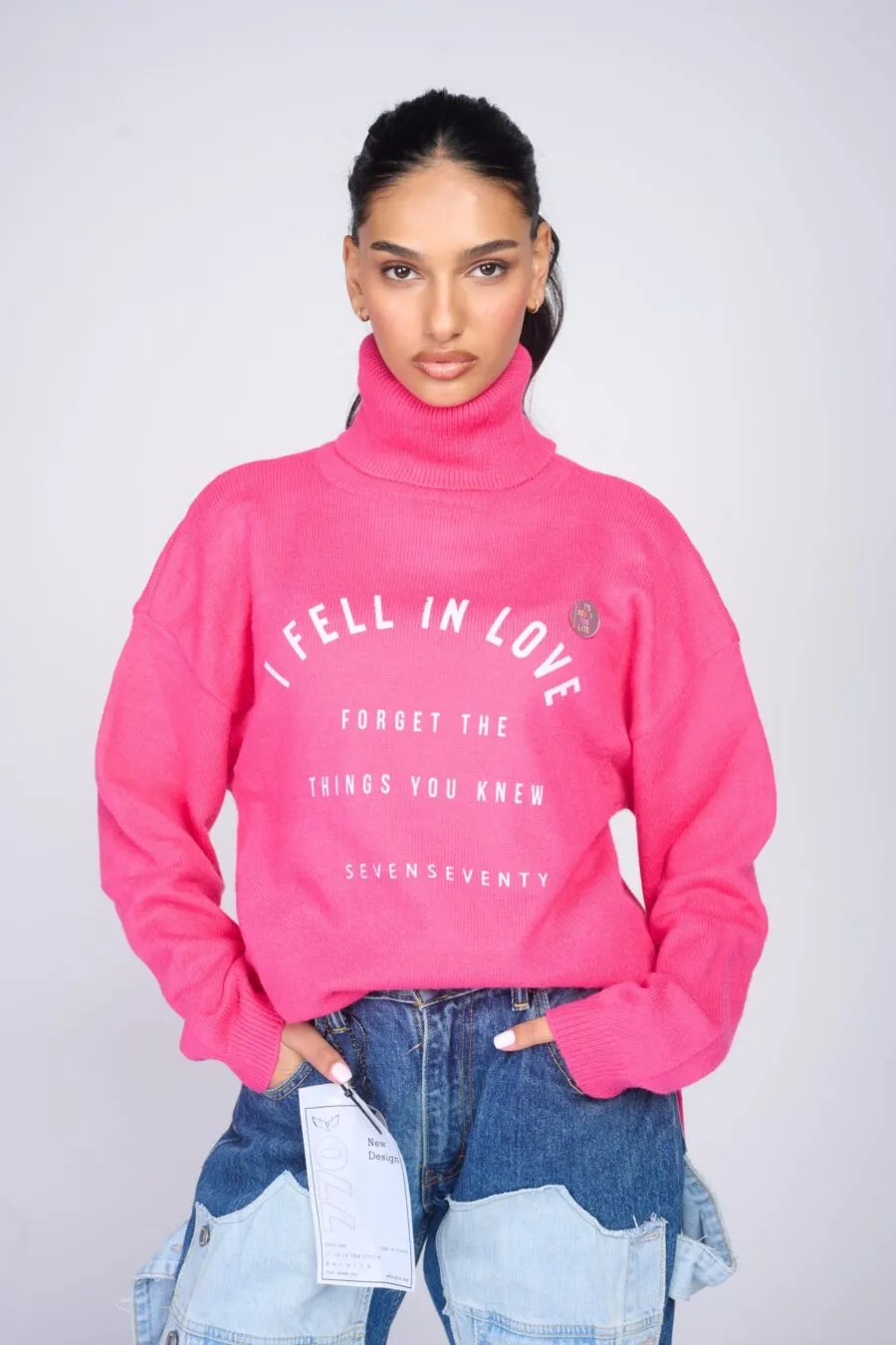 Turtle neck jumper | LOVE KNIT SEVEN