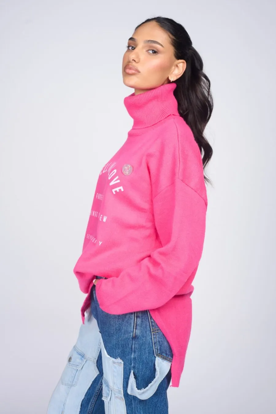 Turtle neck jumper | LOVE KNIT SEVEN