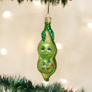 Two Peas In A Pod Ornament
