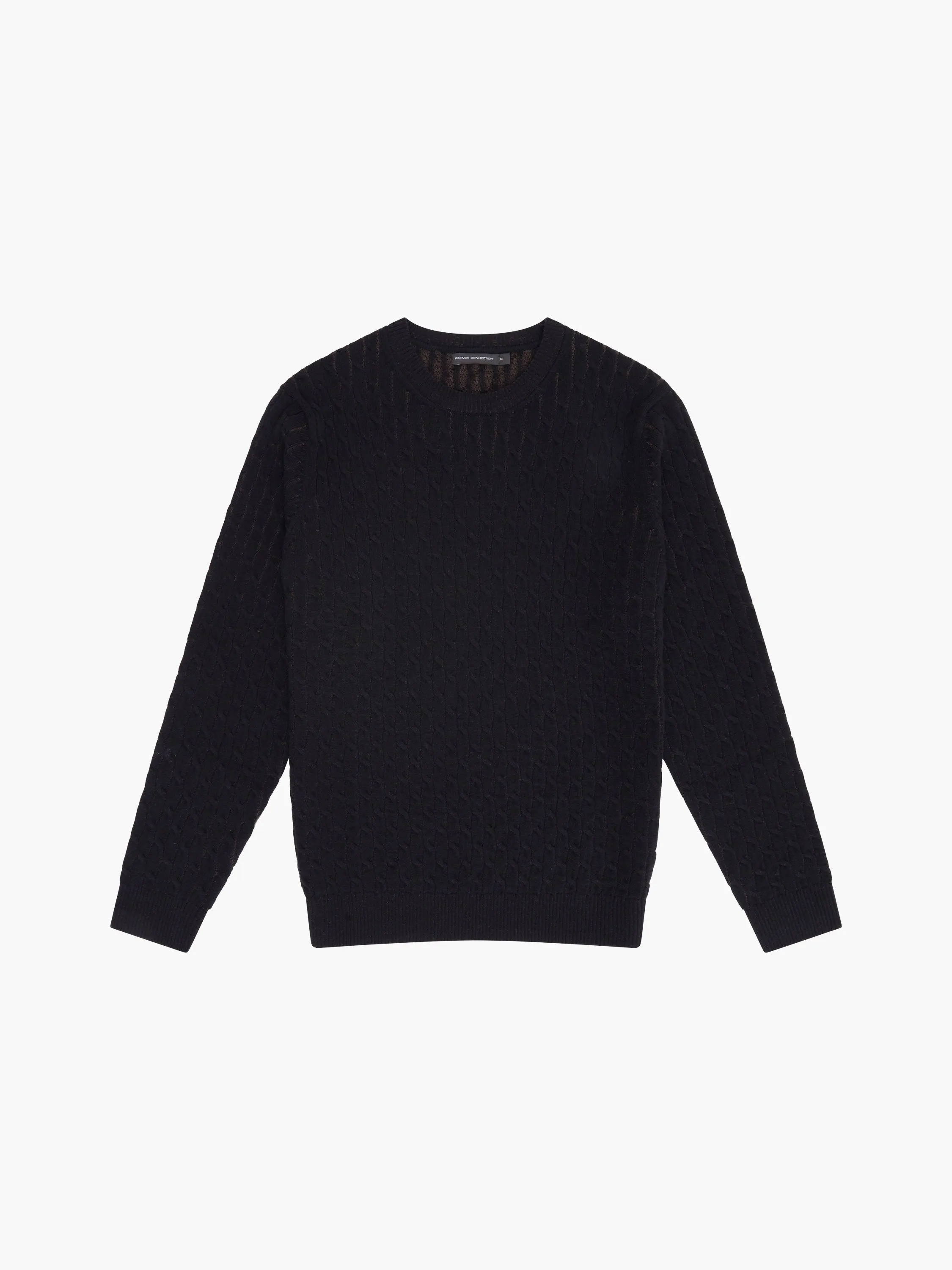 Two Tone Cable Knit Jumper