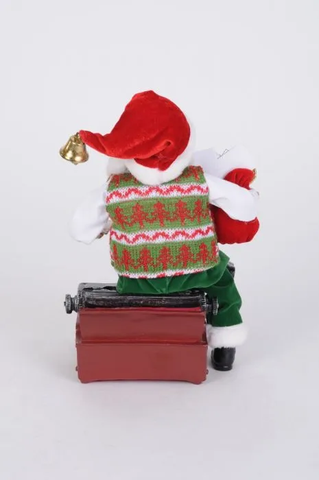 Typewriter Santa