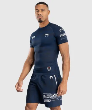 UFC Fusion by Venum Fight Week Men’s Performance Short Sleeve Rashguard - Oceanic Blue