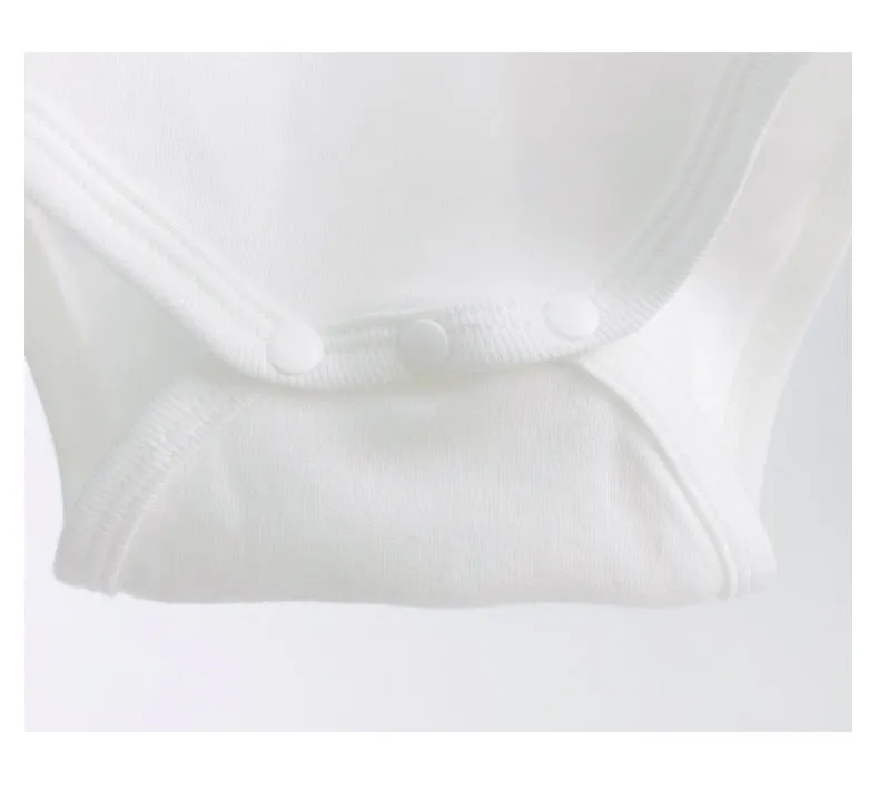 Unisex Baby's One-piece White Bodysuit