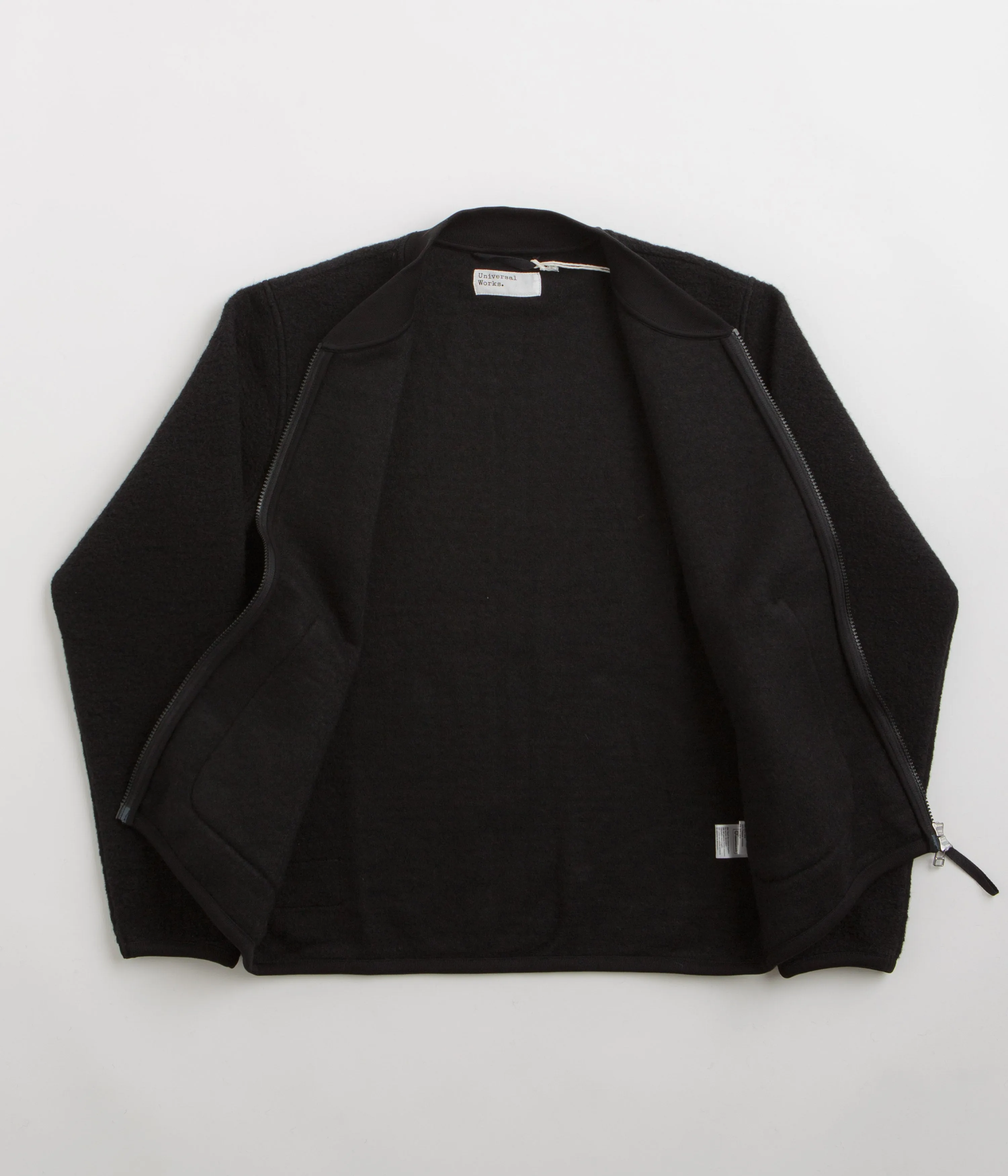 Universal Works Zip Bomber Jacket - Black