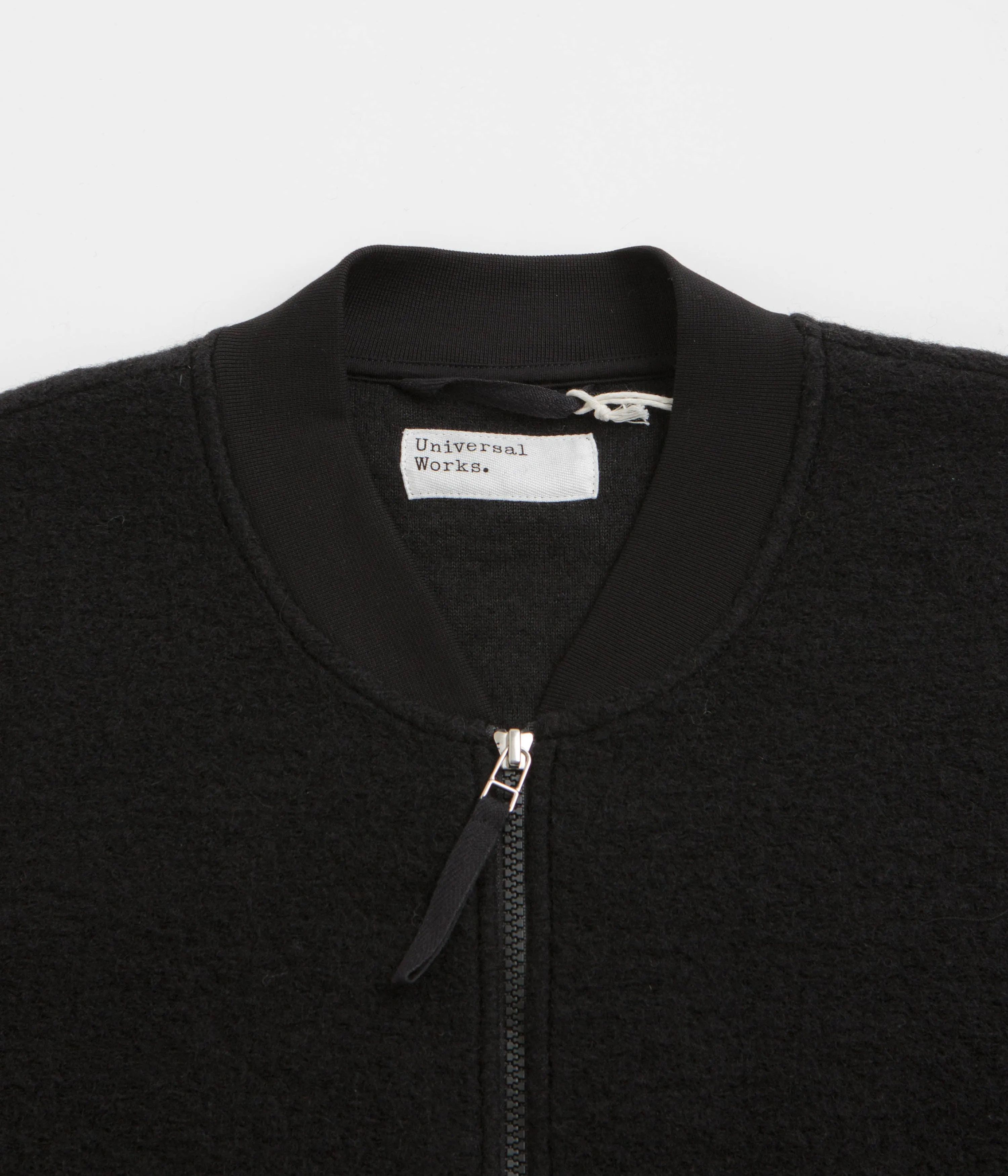 Universal Works Zip Bomber Jacket - Black