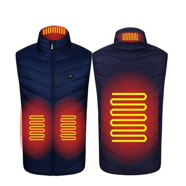 USB Powered Heated Vest - 4 Heat Zones