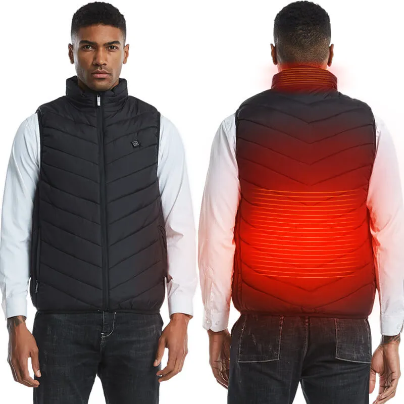 USB Powered Heated Vest - 4 Heat Zones