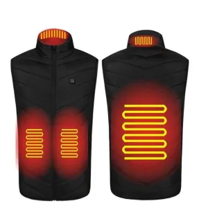 USB Powered Heated Vest - 4 Heat Zones
