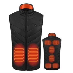 USB Powered Heated Vest - 9 Heat Zones