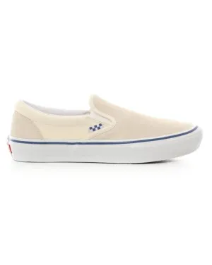 Vans Skate Slip On - (Raw Canvas) Classic White