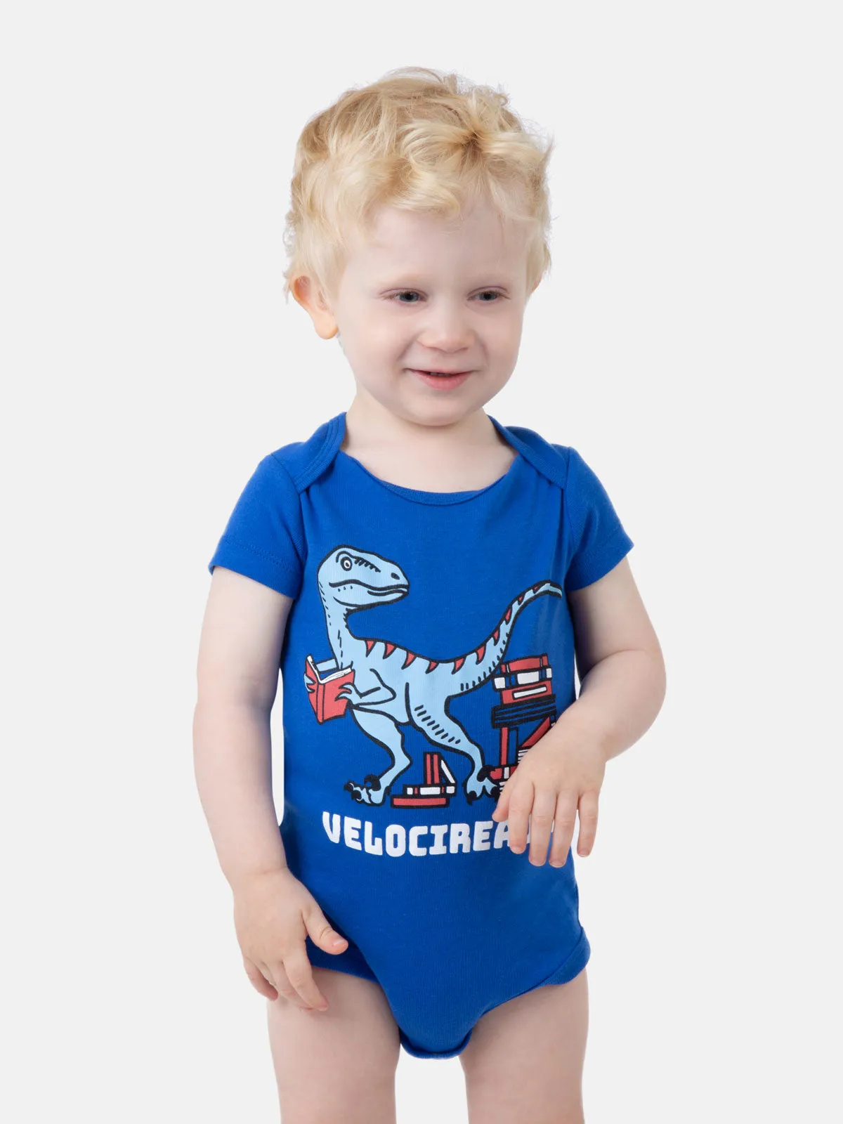 Velocireader baby bodysuit