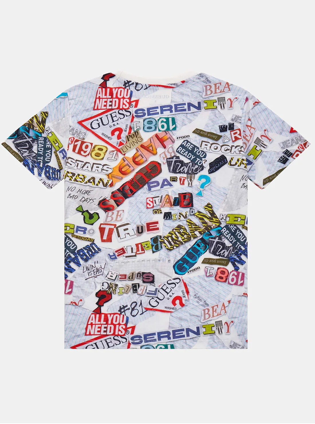 White Multi Short Sleeve T-Shirt (7-16)