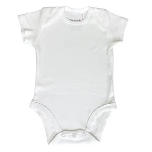 White Short Sleeve Bodysuit