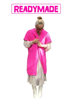 Winter Vest - Merino - IN STOCK AND READY TO SHIP IN HOT PINK