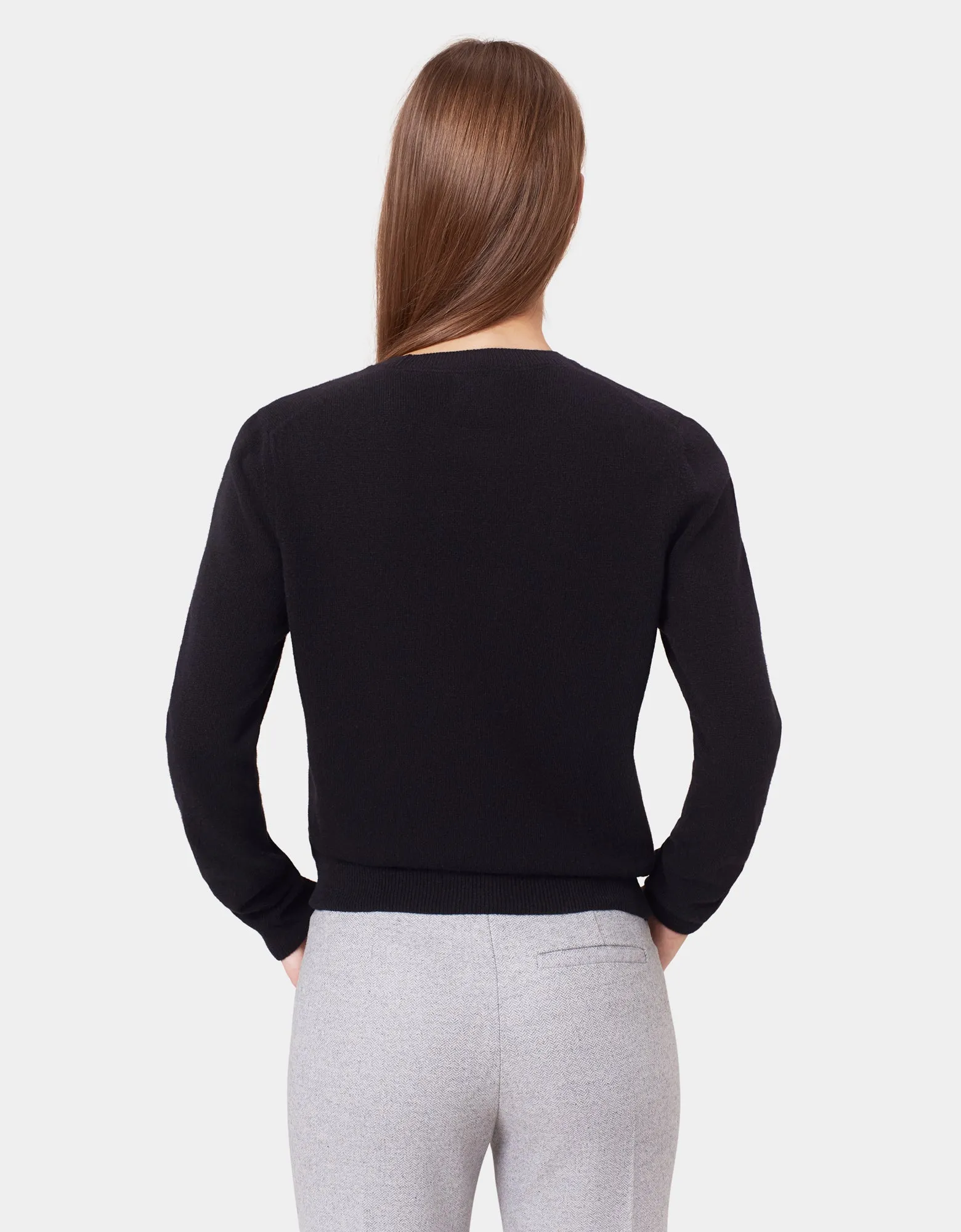 Women Light Merino Wool Crew - Burned Yellow