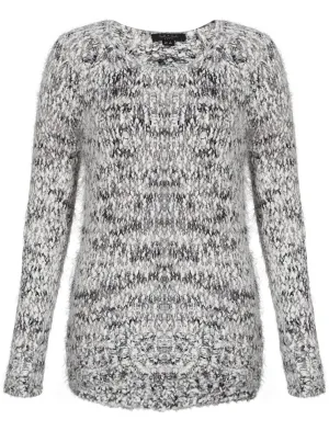 Womens Amara Reya Quaking Grass Black & Grey  Jumper