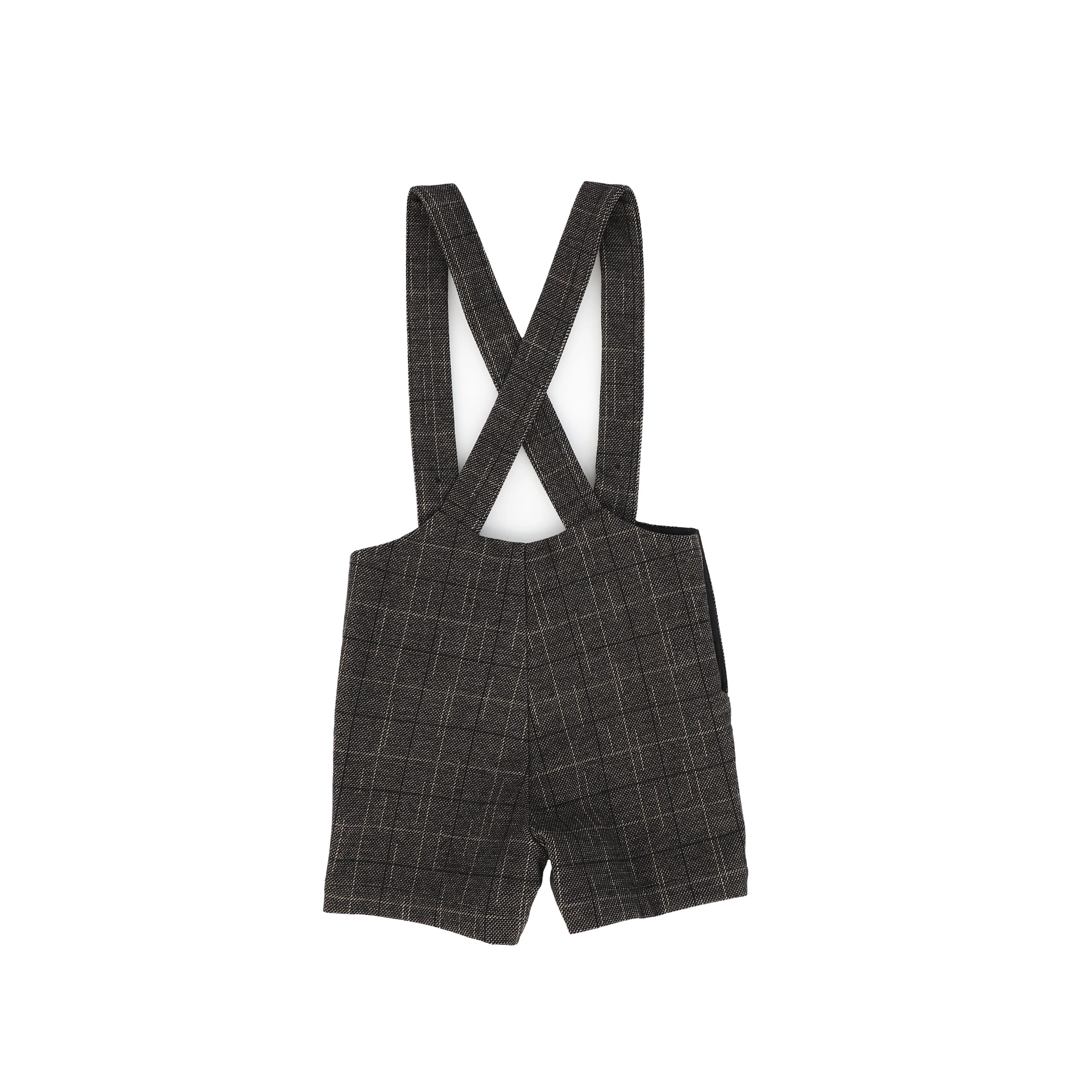 Wool plaid overall - Plaid