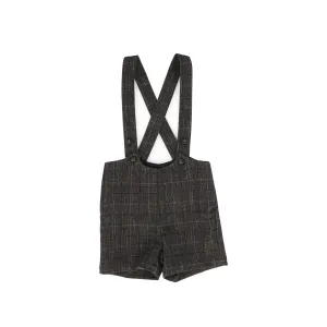 Wool plaid overall - Plaid